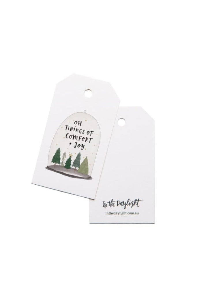 IN THE DAYLIGHT - CHRISTMAS TERRARIUM - GIFT TAG - SET OF 5