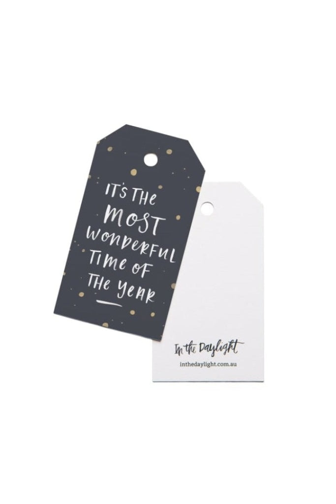 IN THE DAYLIGHT - CHRISTMAS CONFETTI - GIFT TAG - SET OF 5
