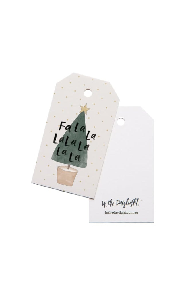 IN THE DAYLIGHT - CHRISTMAS TREE - GIFT TAG - SET OF 5