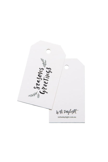 IN THE DAYLIGHT - SEASONS GREETINGS - GIFT TAG - SET OF 5 - Tempted Kensington