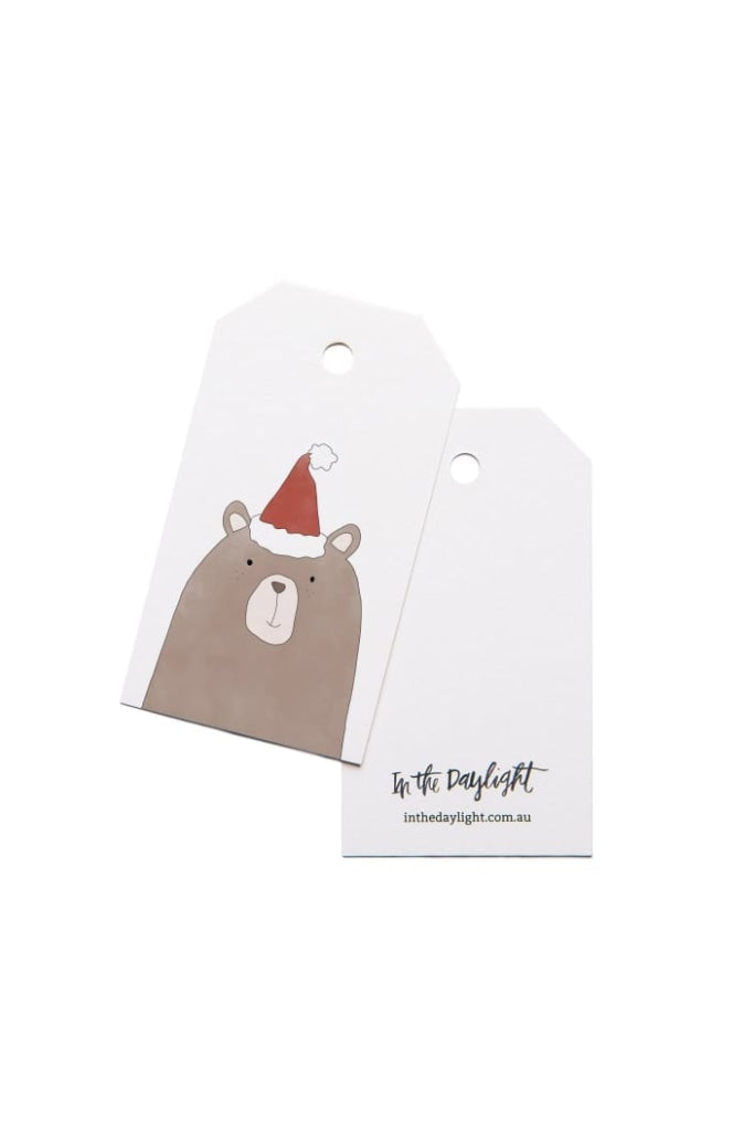 IN THE DAYLIGHT - CHRISTMAS BEAR - GIFT TAG - SET OF 5