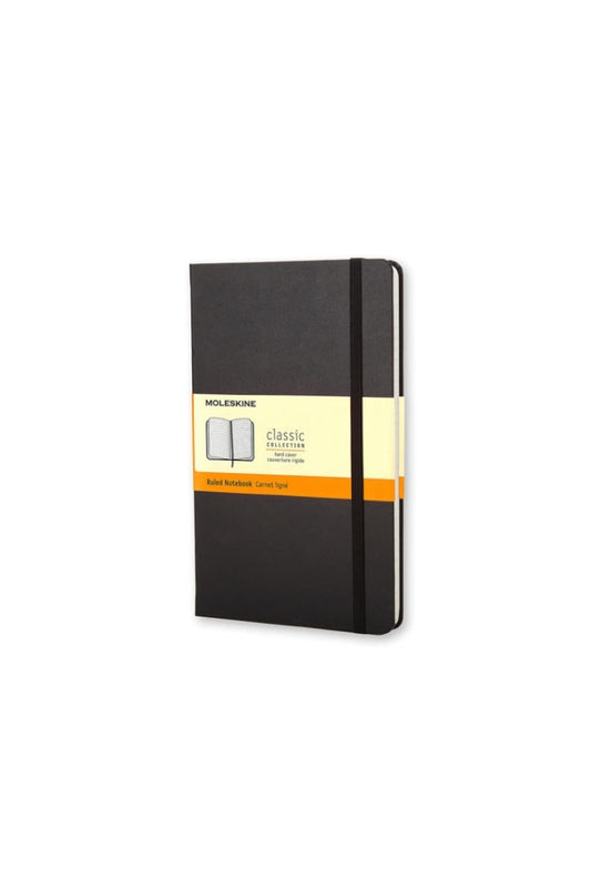 Moleskine - Classic Hard Cover Notebook Large Black / Ruled