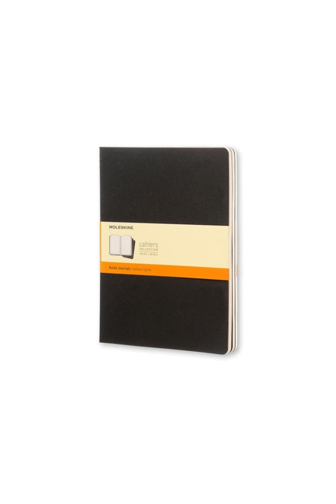 Moleskine - Cahier Notebook Set Of 3 Xlarge Black / Ruled