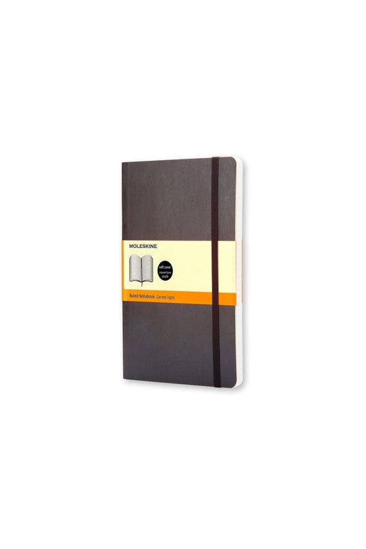 Moleskine - Classic Soft Cover Notebook Large Black / Ruled