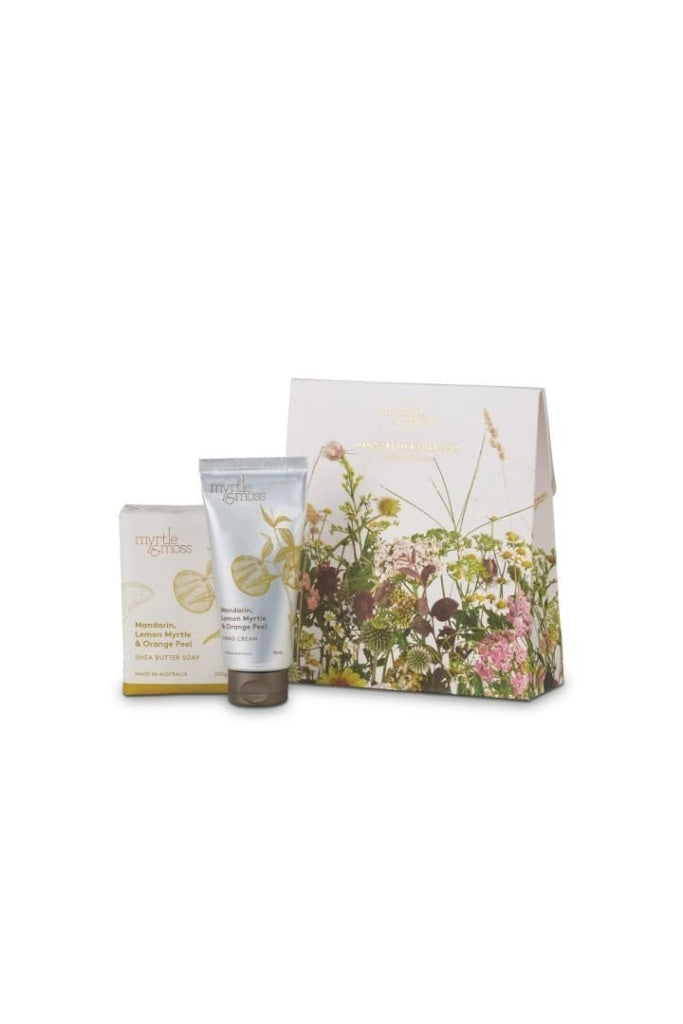 MYRTLE & MOSS - DUET GIFT SET - SOAP & HAND CREAM - WILDFLOWER