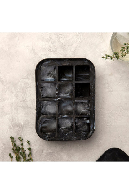 Peak - Ice Cube Tray Everyday Marble Black