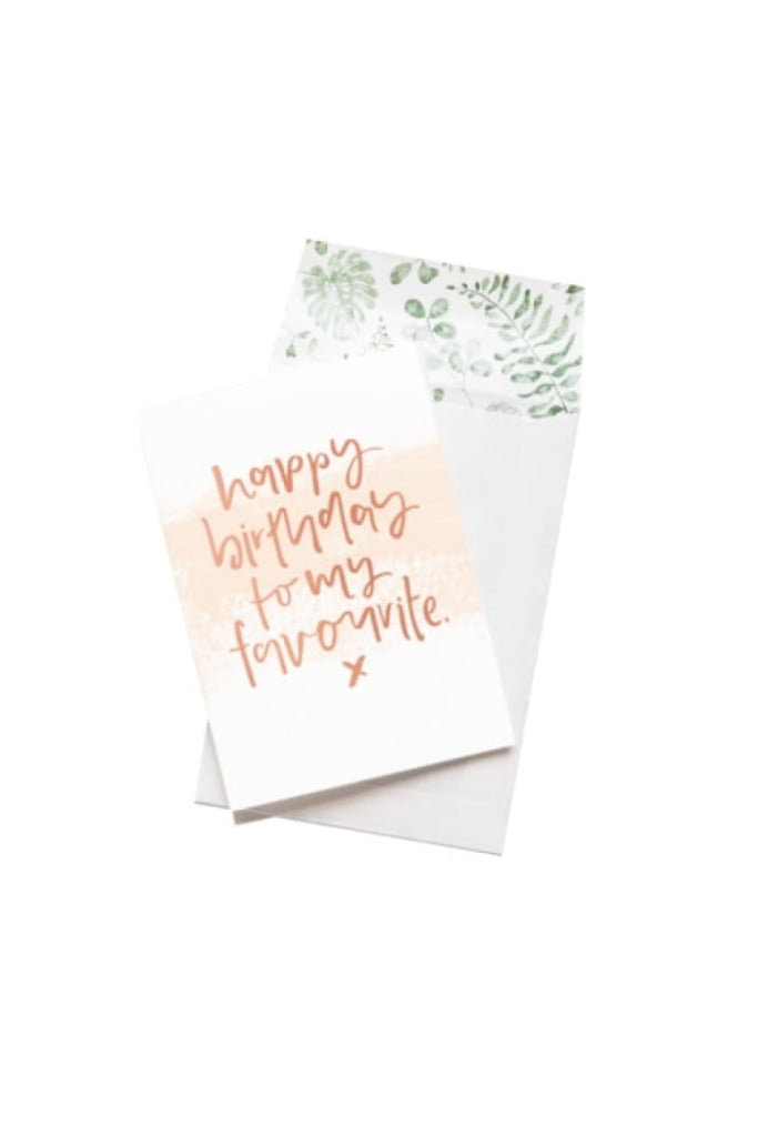 EMMA KATE CO. - HAPPY BIRTHDAY FAVOURITE - GREETING CARD