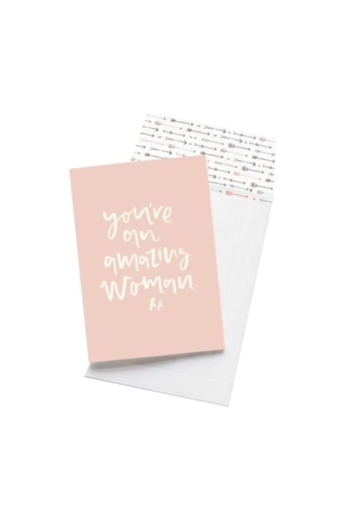 EMMA KATE CO. - YOU'RE AN AMAZING WOMAN - GREETING CARD