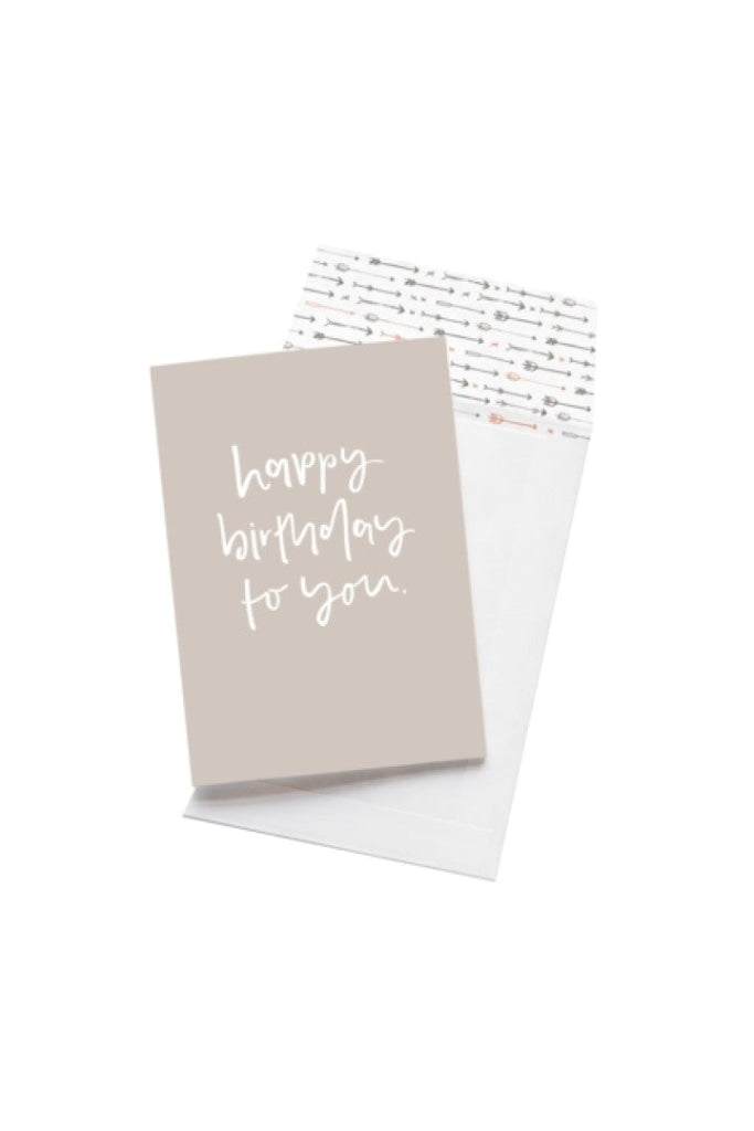 EMMA KATE CO. - HAPPY BIRTHDAY TO YOU - GREETING CARD