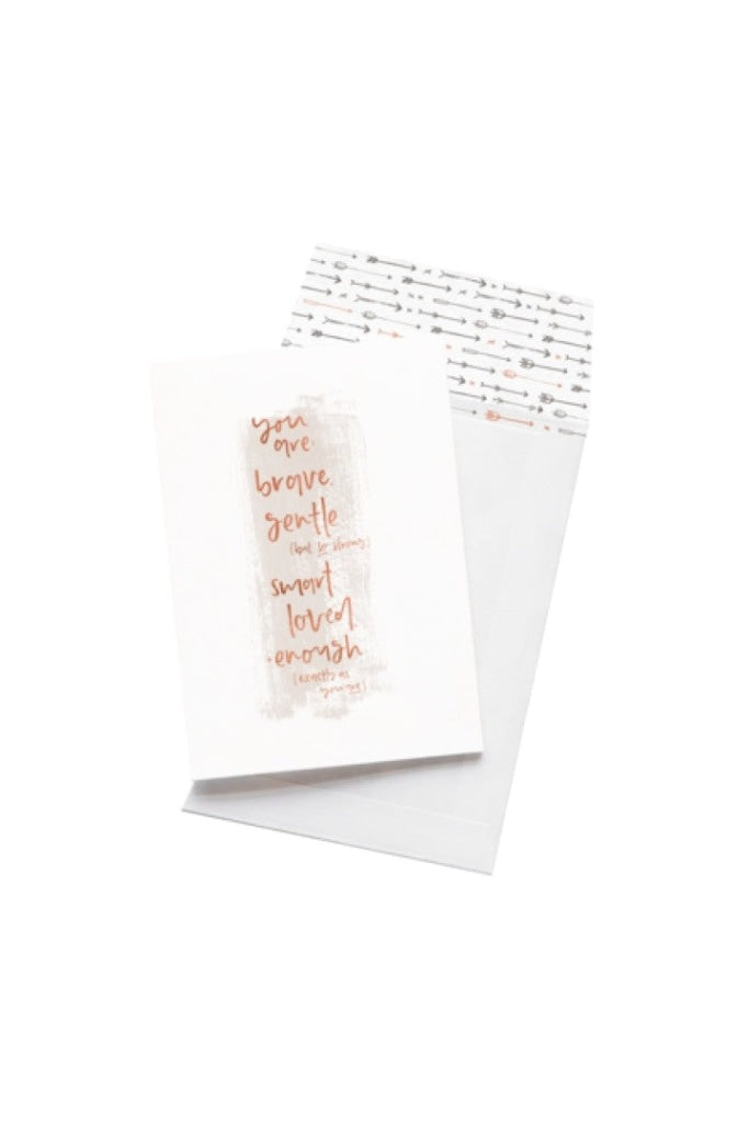 EMMA KATE CO. - YOU ARE.... ENOUGH - GREETING CARD