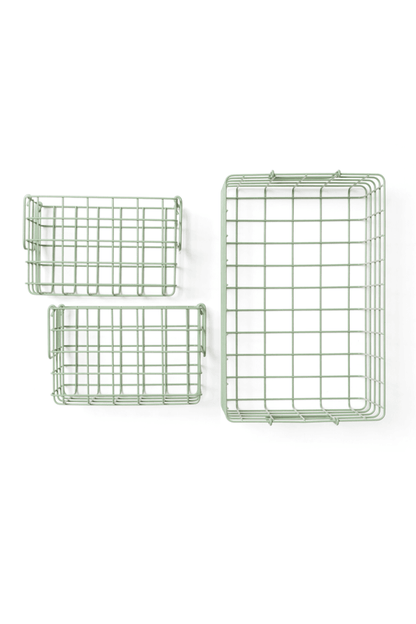 Mustard Made - Set Of 3 Baskets In Sage Furniture > Cabinets & Storage Lockers Locker