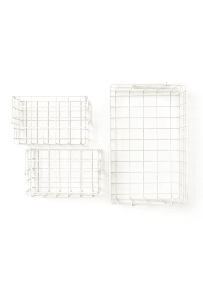 Mustard Made - Set Of 3 Baskets In White Furniture > Cabinets & Storage Lockers Locker