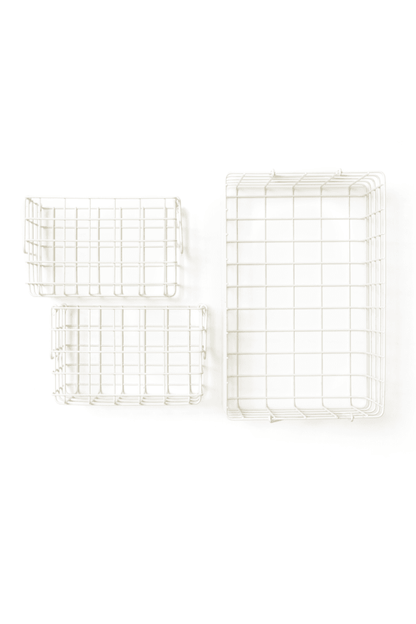 Mustard Made - Set Of 3 Baskets In White Furniture > Cabinets & Storage Lockers Locker