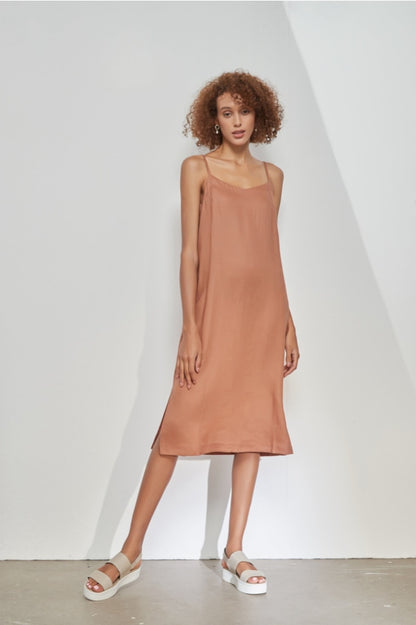Tirelli - Linen Cami Dress Clay