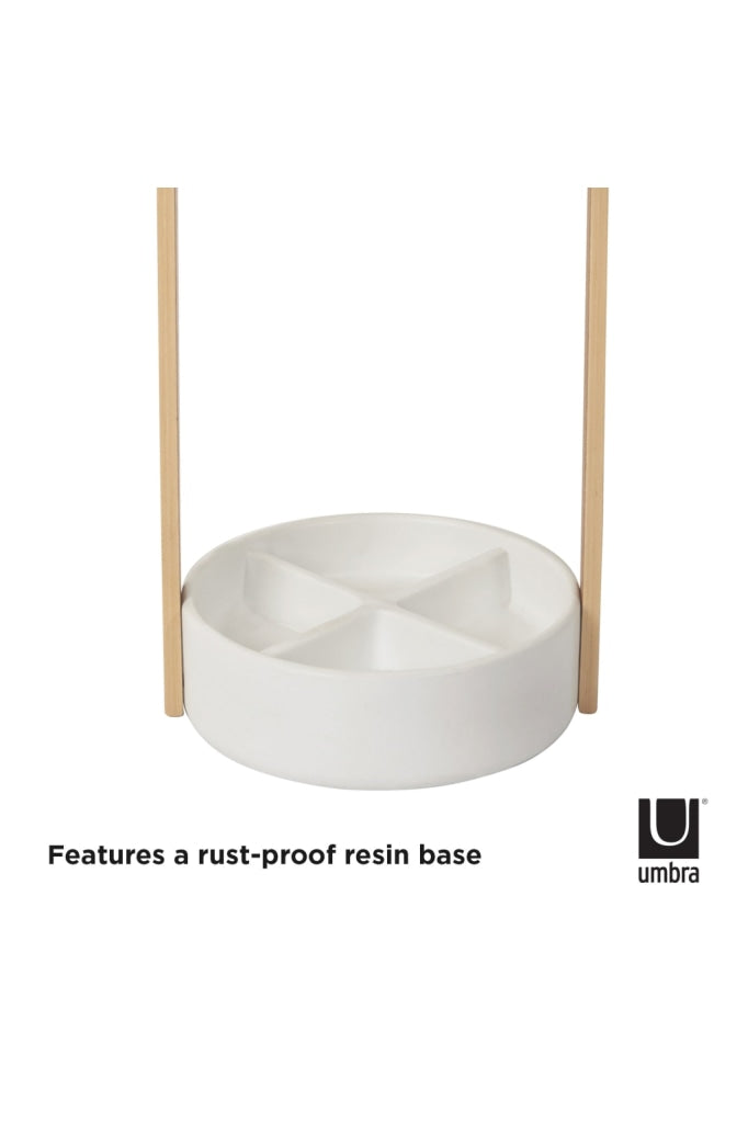 Umbra - Bellwood Umbrella Stand White/Natural Home Accessories