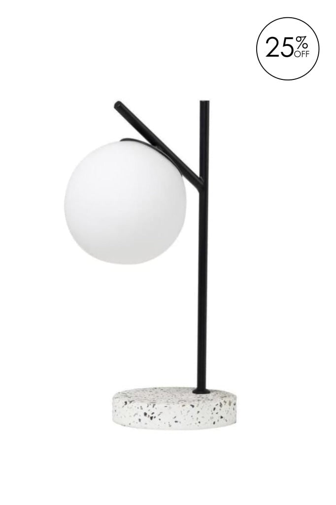 A.I - FLO TABLE LAMP - WHITE & BLACK