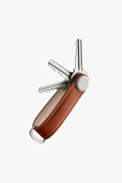 ORBITKEY 2.0 LEATHER - COGNAC/TAN - Tempted Kensington