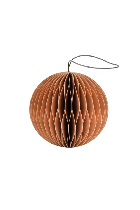 Nordic Rooms - Christmas Ornament Paper Sphere 8.5Cm Clay Home & Garden > Decor Seasonal Holiday