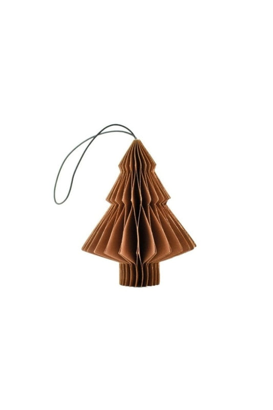 NORDIC ROOMS - CHRISTMAS ORNAMENT - PAPER TREE - RUST