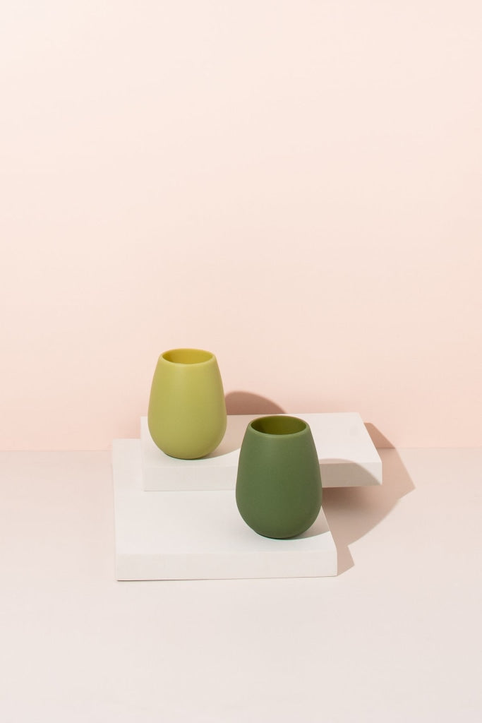 Porter Green - Fegg - Unbreakable Silicone Tumblers - Edmonton - Sage / Olive